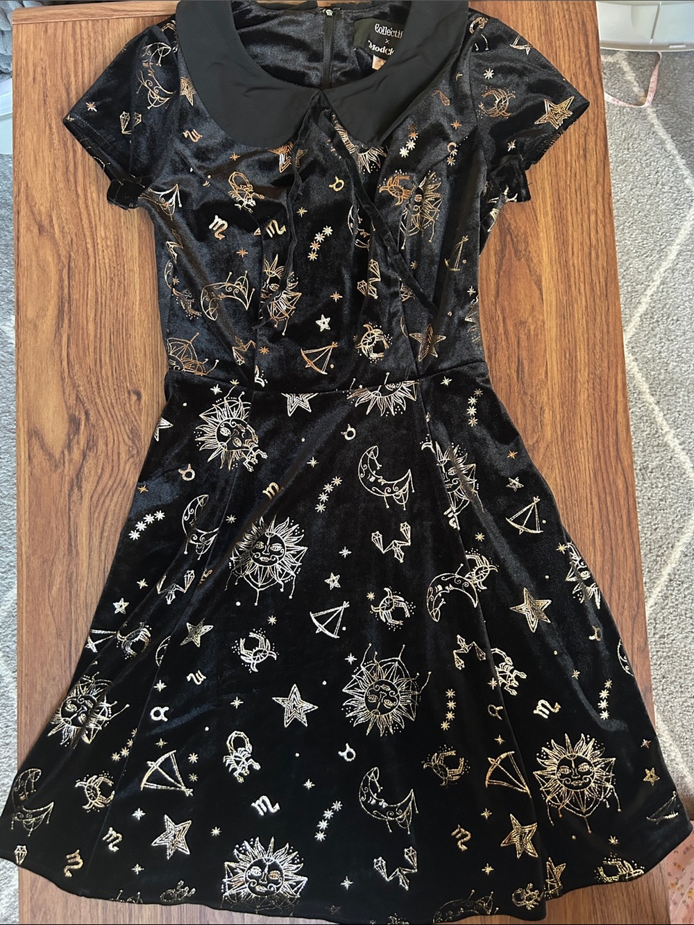 ModCloth Collectif Astrology Size Small UK10 Dress